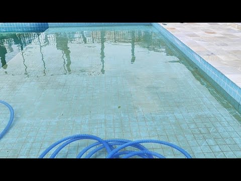 #vlog limpeza na piscina / decoração de natal