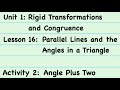 Properties of Angles and Rotations