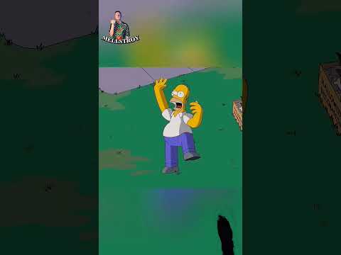 Homer becomes spiderman #homersimpson #simpsons #simpsonsfamily #thesimpsons #shorts