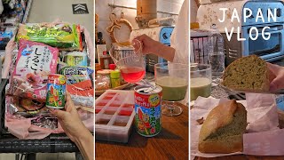 일본 브이로그｜마트 장보고 여름 집밥🍲(얼그레이파운드케이크·단호박전·고야 요리), 롯본기 미드타운 나들이☕️