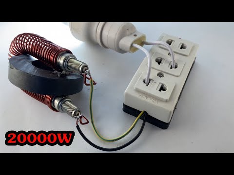 how to make free 220v 20000w electricity generator at home 2025 #engineering #technology