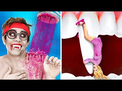 TRANSFORMAÇÃO RADICAL DO VAMPIRO! 🧛‍♀️ Nerd vira vampiro na vida real, por Desafio Aceito