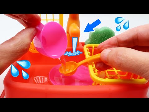 Fun with Miniature Kitchen Sink Toy - Water Play and Learning for Kids!