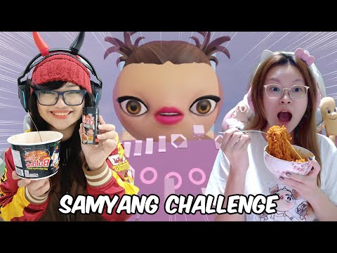 Kalau aku kalah, Keikei justru ikut makan Samyang Challenge di Roblox