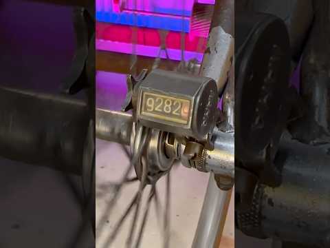 Vintage bicycle odometer