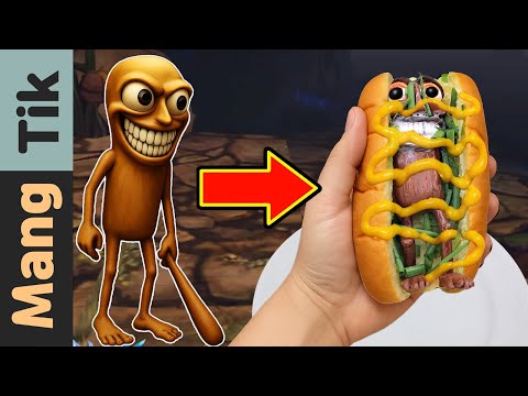 Tralalero Tralala vs Tung Tung Tung Sahur | ITALIAN BRAINROT Hot Dog | Mang Tik ASMR