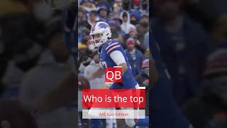 Who is the Best Quarterback in the AFC East? 🏈🔥 #nfl #shorts