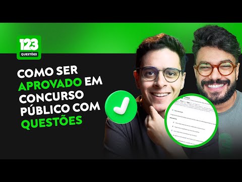 COMO SER APROVADO EM CONCURSO PÚBLICO COM QUESTÕES