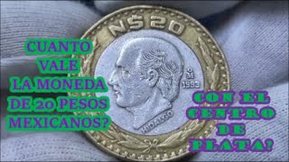 💰⚙️ 𝑪𝑼𝑨𝑵𝑻𝑶 𝑽𝑨𝑳𝑬 𝑳𝑨 𝑴𝑶𝑵𝑬𝑫𝑨 𝑫𝑬 𝟐𝟎 𝑷𝑬𝑺𝑶𝑺 𝑴𝑬𝑿𝑰𝑪𝑨𝑵𝑶𝑺 𝑪𝑶𝑵 𝑬𝑳 𝑪𝑬𝑵𝑻𝑹𝑶 𝑫𝑬 𝑷𝑳𝑨𝑻𝑨? ⚙️💰