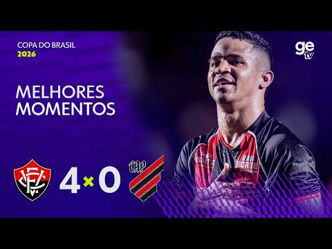 Vitória-BA 4 x 0 Athletico-PR