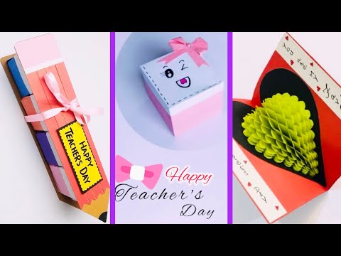 3 Teachers Day Craft Ideas | Paper Craft | DIY Paper Craft | | DIY Teachers Day Crafts