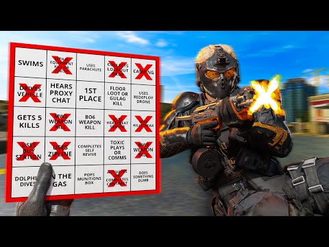 WARZONE BINGO is INTENSE