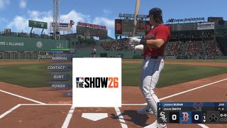 MLB The Show 26 Whitesox VS Redsox GAMEPLAY