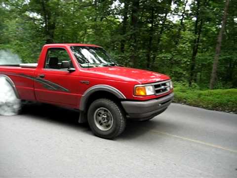 How to do a burnout in a ford ranger #2
