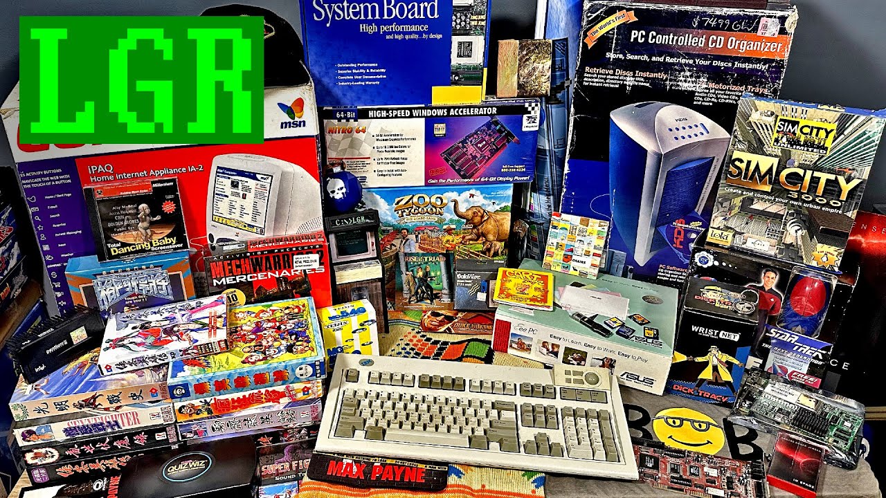 Opening Lots of Retro Tech Oddities & LGR Mail!