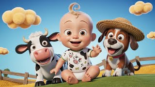 Old MacDonald’s Happy Farm | Fun Nursery Rhymes for Kids | Kids Aura Songs