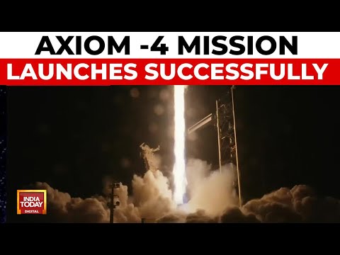 YouTube video thumbnail: India's Second Space Traveller Takes Flight: Axiom -4 Mission Launches Successfully