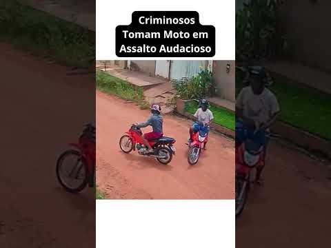 Cr1minosos Tomam Moto em Ass4lto Audacioso
