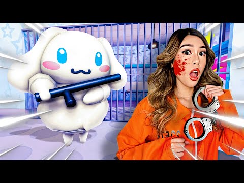 KAT ESCAPES CINNAMOROLL'S PRISON RUN IN ROBLOX (OBBY)