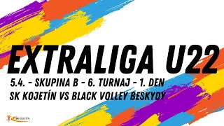 Extraliga U22 - 6. turnaj - Black Volley vs SK Kojetín
