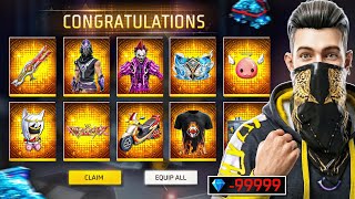 Buying Everything 🤑 -99999 Diamonds 😱 Garena Free Fire