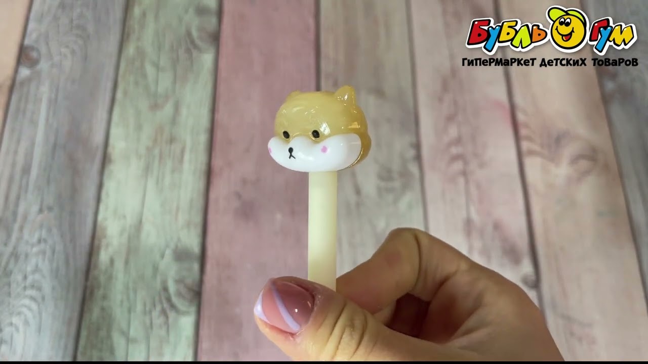 Ручка гелевая Мордочка в ассортименте - видео