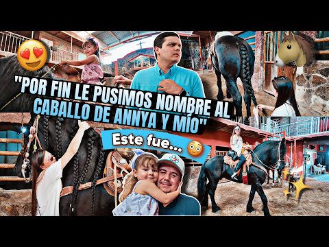 VISITANDO Y BAUTIZANDO EL CABALLO DE ANNYA Y MÍO | VLOG