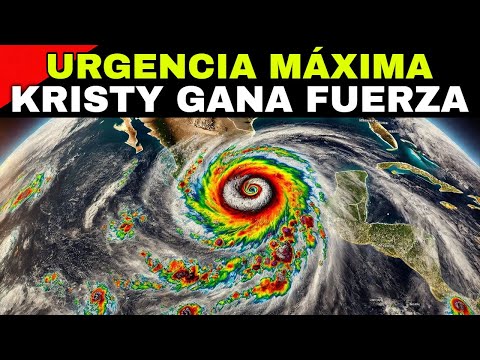 ⚠️ URGENCIA MÁXIMA: HURACÁN KRISTY GANA FUERZA, YA ES CATEGORÍA 2, RIESGOS AUMENTAN 🌊