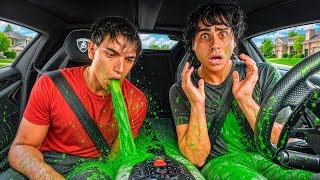 My Brother THREW UP In My NEW Lamborghini Aventador!