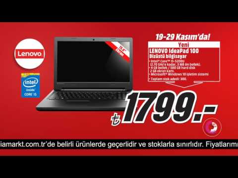 (TURKISH) Media Markt'ta Teknolojinin Keyfini Sür!  - Lenovo IdeaPad 100