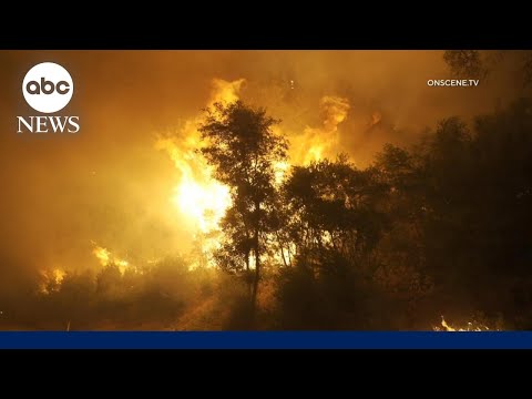 Wildfires burn out of control in California