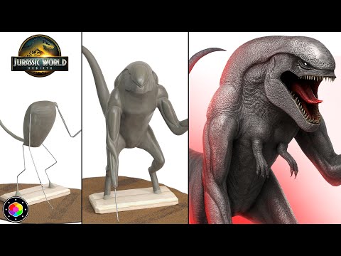 Como hacer a DISTORTUS REX (D-REX) Jurassic World Rebirth de Plastilina | PlastiVerse