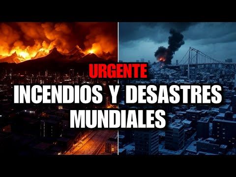 INCENDIOS Y DESASTRES MUNDIALES ESTÁN OCURRIENDO AHORA