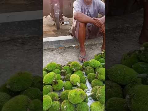 Bapak-bapak penjual buah kluwih