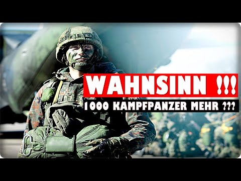 BUNDESWEHR will mehr Panzer und 60.000 aktive Soldaten mehr !?
