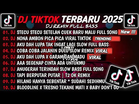 DJ TIKTOK TERBARU 2025 - DJ STECU STECU X PICA PICA REMIX🎵DJ NONA AMBON PICA PICA VIRAL TIKTOK 2025