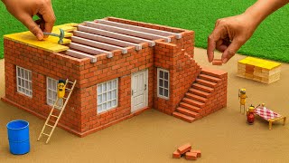 How to Build a Mini House with Real Bricks | Creative DIY Project