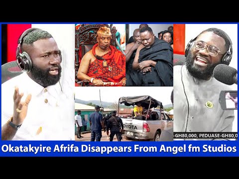 Okatakyire Afrifa's Life In Dangɛr. Ga Angry Youth Storms Angel fm To Bɛat Him Up....