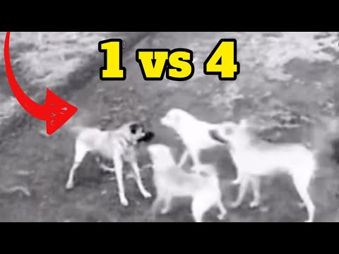 Kangal Takes On 4 Dogs Solo And Wins!