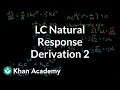 LC Circuit Differential Equations Concepts