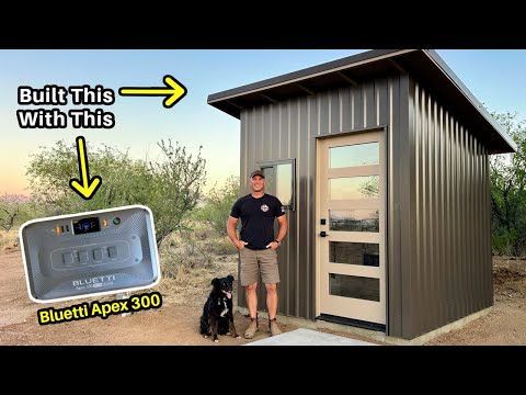 Building a Small Structure with the Bluetti Apex 300