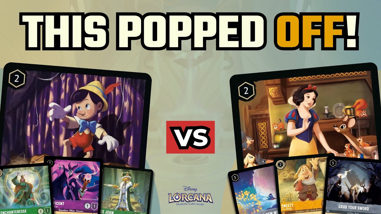 🤯 These Were Surprisingly STRONG!! - Disney Lorcana Gameplay (Pack Tactics Aggro v Seven Dwarves)