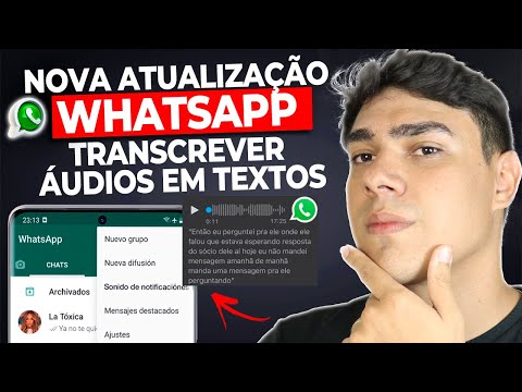 Como Ativar o NOVO Recurso de Transcrição de Áudio do WhatsApp! 2024