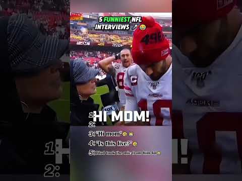 The funniest interview of nfl#nflfootball #funny