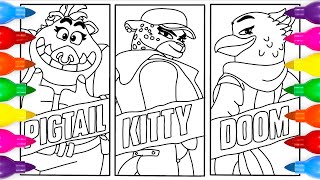 Drawing THE BAD GUYS 2 Pigtail Kitty Doom