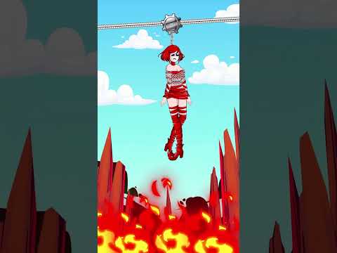 HURRY UP...Will You Save Gangle Girl? | Funny Animation #shorts