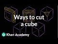 Exploring 2D Shapes from Cube Slices