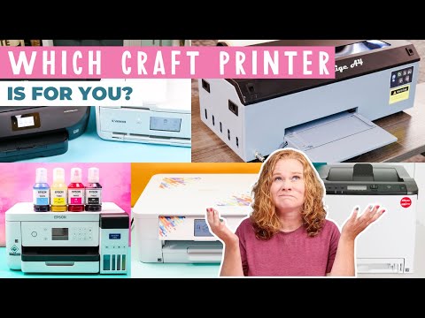 Which Craft Printer is For You? Sublimation? DTF? White Toner? UV?
