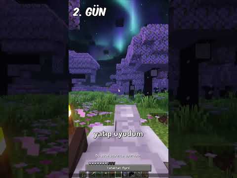 Minecraft Hardcore'da Sadece KİRAZ ÇİÇEĞİ Biyomunda 100 Gün Geçirmemin Hikayesi... (bölüm 1)