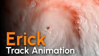 Track of Hurricane Erick (2025)